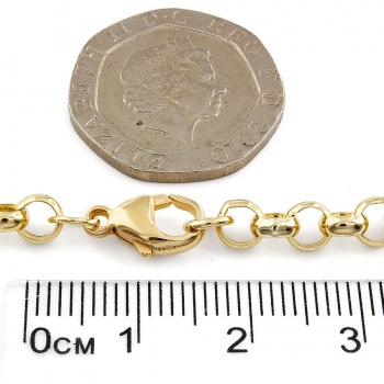 9ct Gold 7.2g 7 inch Belcher Bracelet